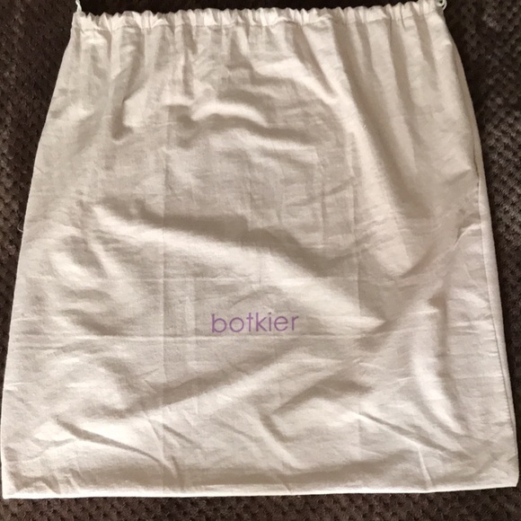 Botkier Bianca Ivory/Gold Leather Satchel Handbag - Picture 13 of 14